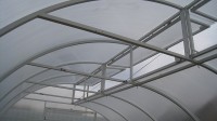 Теплица «Удачная» по Митлайдеру  с покрытием из сотового поликарбоната размеры: длина 4м. ширина 3м. высота 2,4м.